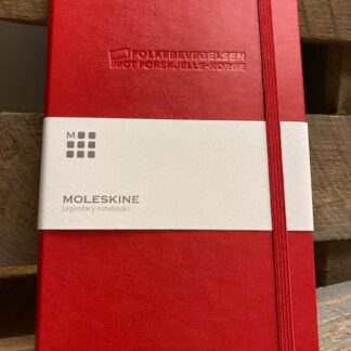 Moleskine notatbok classic rød - 13 x 21 cm - linjert