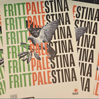 Plakat Fritt Palestina